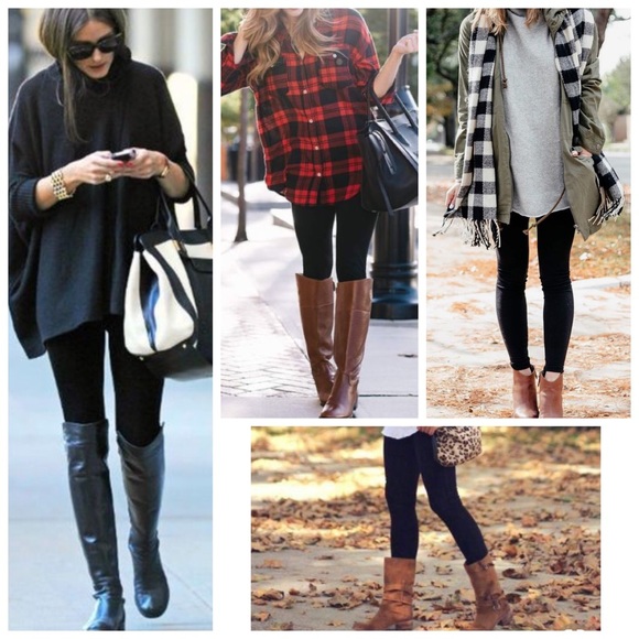 Last 1!New Cozy High Waist Leggings Fleece Lining - Picture 4 of 7